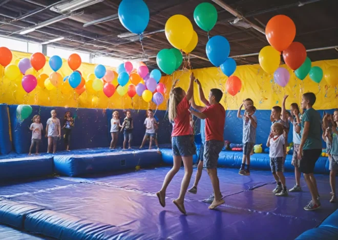 Park trampolin jako miejsce na urodziny dzieci